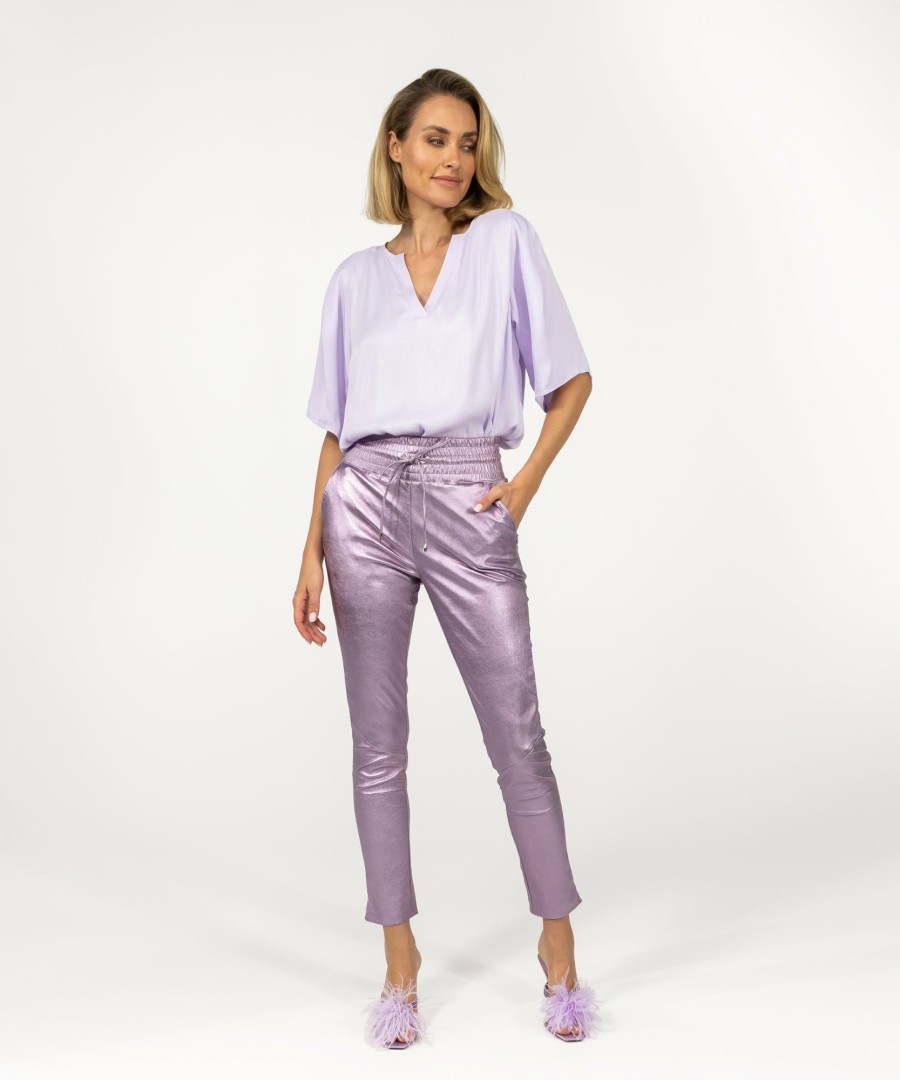 Ibana Poggy Metallic Soft Lilac Wholesale