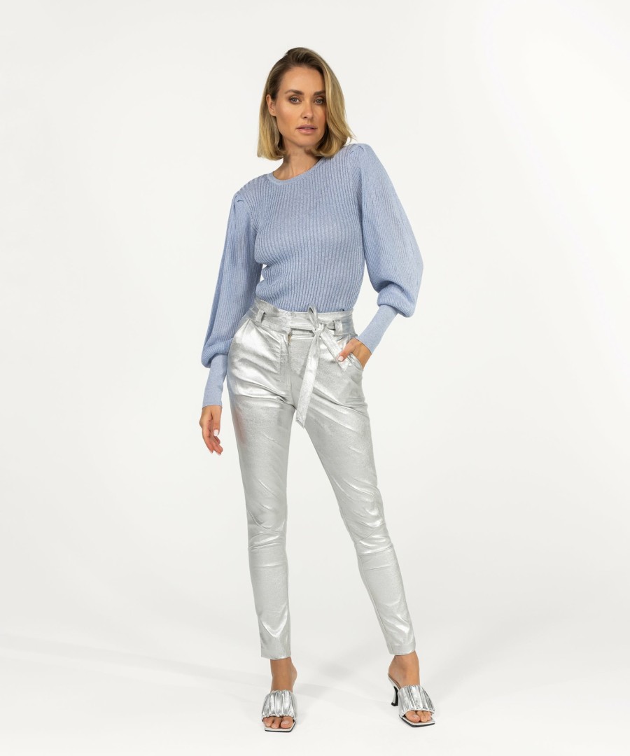 Ibana Paulina Metallic Silver Wholesale